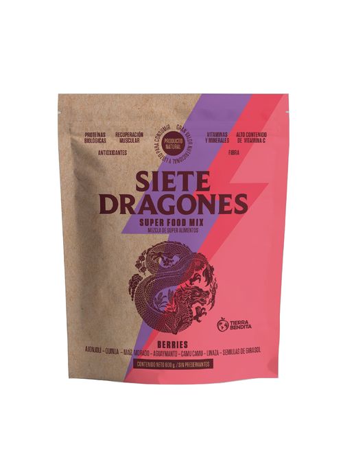 SUPER FOOF MIX BERRIES SIETE DRAGONES 600GR
