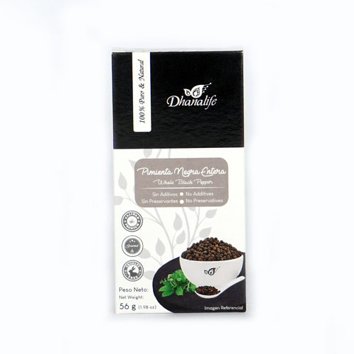 DHANALIFE PIMIENTA NEGRA ENTERA 56G