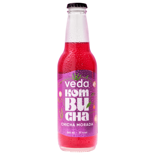 VEDA KOMBUCHA DE CHICHA MORADA 260ML