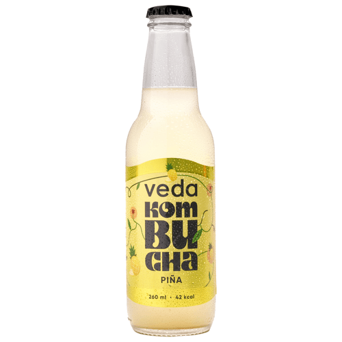 VEDA KOMBUCHA DE PIÑA 260ML