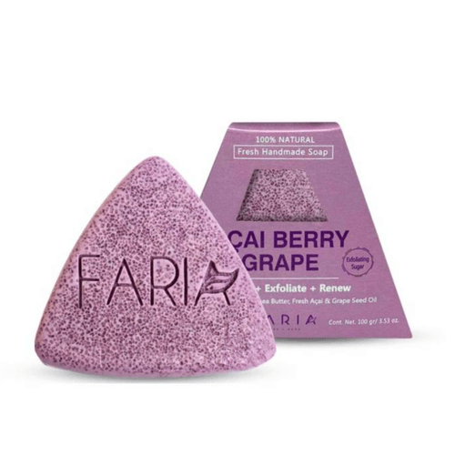 FARIA JABON FACIAL ACAI BERRY + GRAPE 100GR