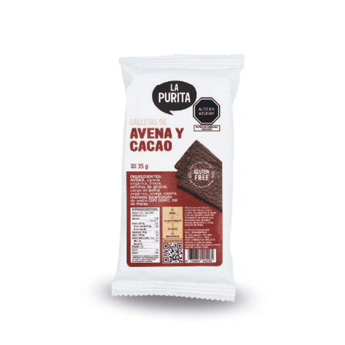 GALLETON DE CACAO LA PURITA 35GR