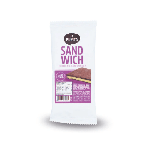 GALLETON DE CHOCOLATE Y VAINILLA LA PURITA 35GR