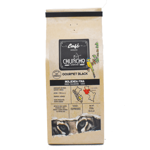 CAFE GOURMET BLACK MOLIDO CHUNCHO 250GR
