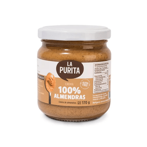 CREMA DE ALMENDRAS LA PURITA 170GR