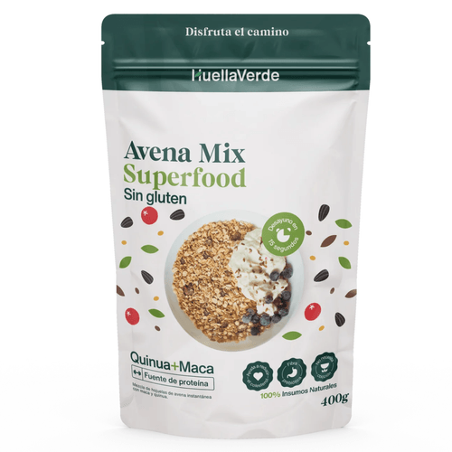 AVENA MIX SUPER FOOD HUELLA VERDE X400GR