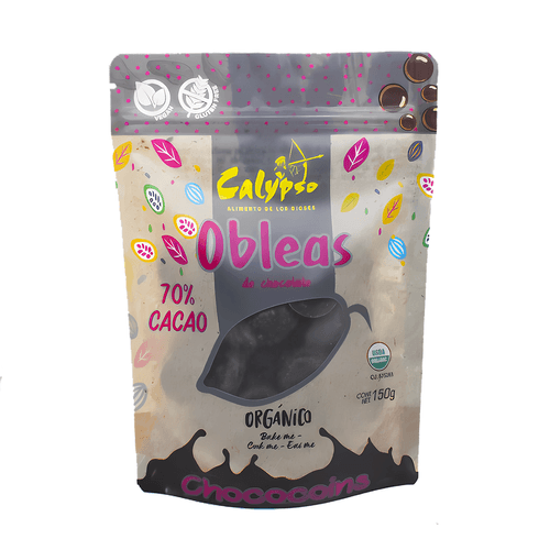 CALYPSO MONEDAS DE CHOCOLATE AL 70% CACAO 150GR
