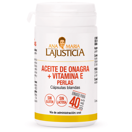 ACEITE DE ONAGRA + VIT E ANA MARIA LAJUSTICIA 80CAPS