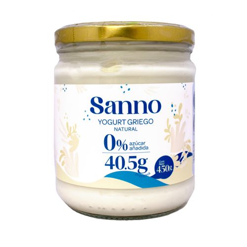 YOGURT GRIEGO NATURAL SANNO 450GR