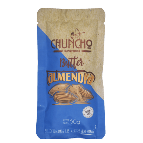 CHUNCHO MANTEQUILLA DE ALMENDRAS EN SACHET 50GR