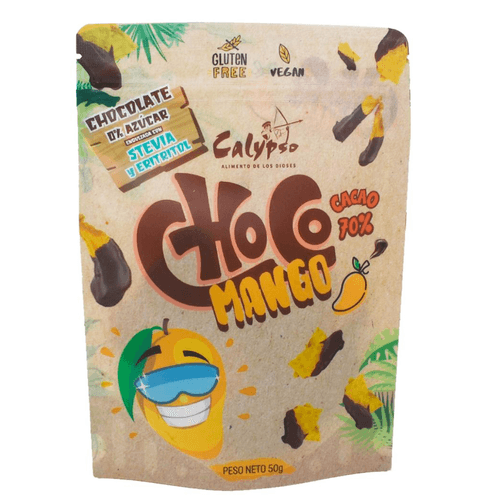 CALYPSO CHOCO MANGO 70% 0% AZUCAR DOYPACK 50GR