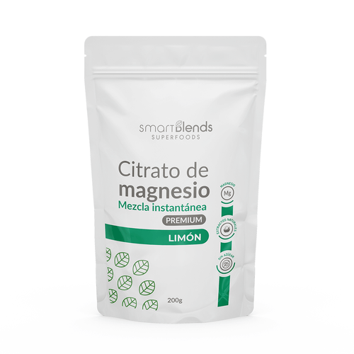 CITRATO DE MAGNESIO CON LIMON SMART BLENDS X200GR