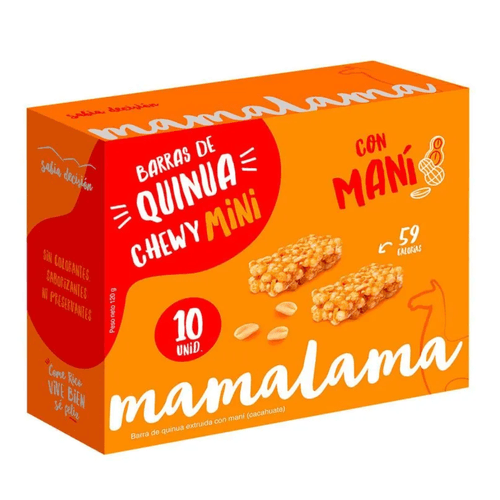 MAMALAMA BARRA CHEWY  MANI CAJA X 5