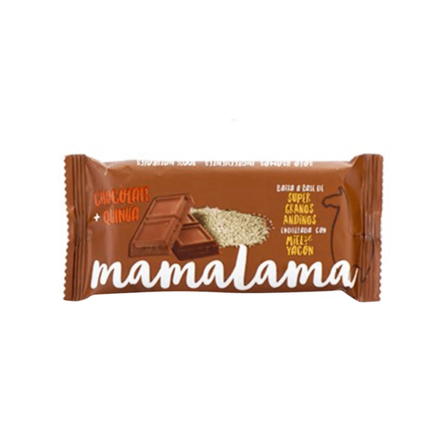 MAMALAMA BARRA ENERGETICA CHOCOLATE Y QUINUA 20GR