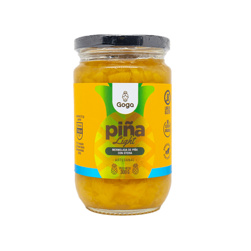 GOGA MERMELADA PIÑA CON STEVIA X 300G