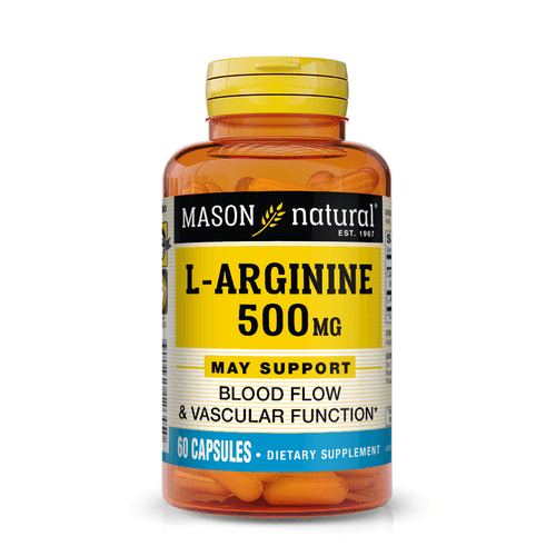 L- ARGININA 500MG MASON NATURALS 60 CAPS