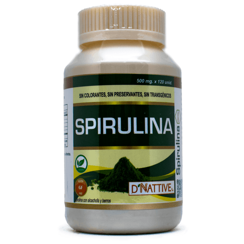 SPIRULINA 100 CÁPSULAS D'NATTIVE
