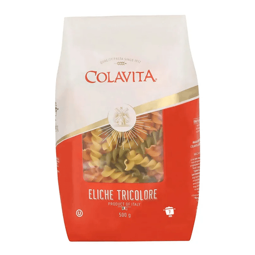 FIDEO TRIGO DURO TRICOLOR ELICHE x 500 GRS COLAVITA