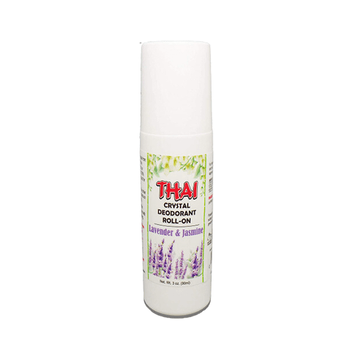 THAI DESODORANTE DE CRISTAL ROLL ON LAVENDER & JASMINE 3 OZ