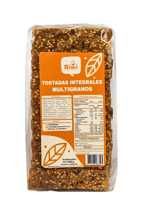 RIWI TOSTADAS INTEGRALES 16 REBANADAS