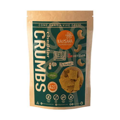 CHEDDAR CRUMBS KAUSANA 75GR