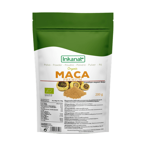 MACA PREMIUM ORGANICA GELATINIZADA INKANAT 200GR