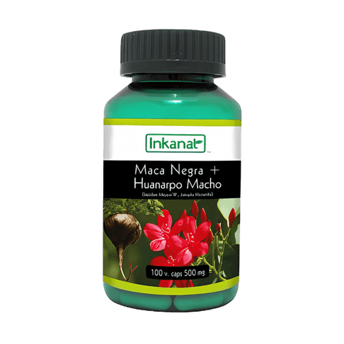 HUANARPO MACHO + MACA NEGRA EN CAPSULAS INKANAT 500MG 100CAPS