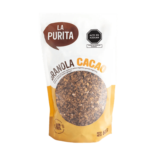 GRANOLA DE CACAO LA PURITA 600GR