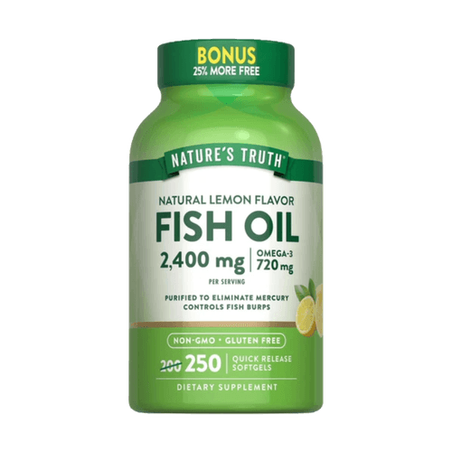 FISH OIL 2,400 MG (OMEGA-3) NATURES TRUTH 250 CAPS