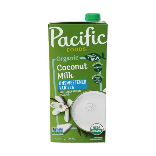 BEBIDA ORGÁNICA DE COCO SABOR VAINILLA SIN AZUCAR PACIFIC FOODS 946ML