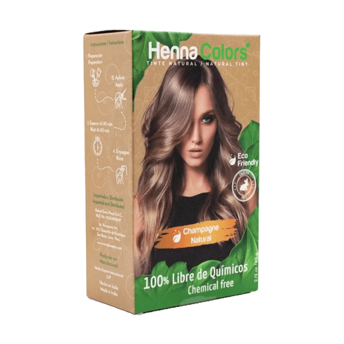HENNA COLORS TINTE CHAMPAGNE NATURAL 60G