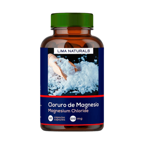 CLORURO DE MAGNESIO 500 MG LIMA NATURALS 60CAPS