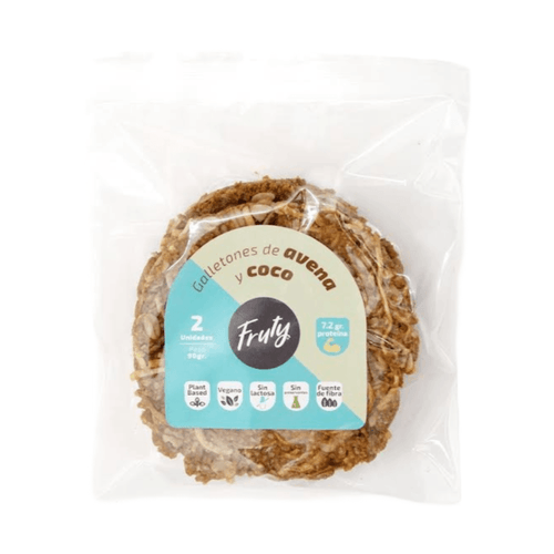 GALLETONES DE COCO Y AVENA 2UND FRUTY 100GR