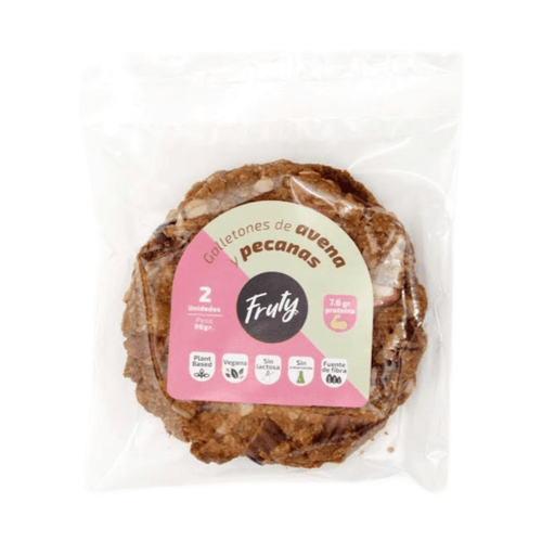 GALLETONES DE PECANAS Y AVENA 2UND FRUTY 100GR