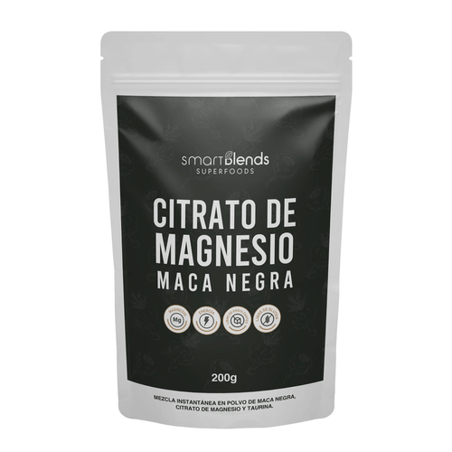 CITRATO DE MAGNESIO CON MACA NEGRA SMART BLENDS 200GR