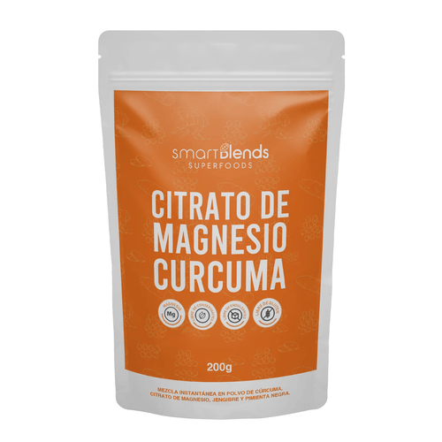 CITRATO DE MAGNESIO CON CURCUMA SMART BLENDS 200G