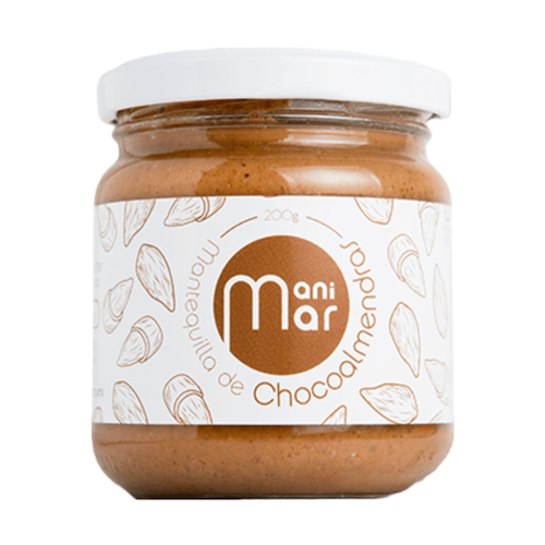MANTEQUILLA DE CHOCOALMENDRAS MANIMAR 200GR
