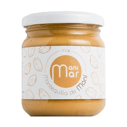 MANTEQUILLA DE MANI CON STEVIA MANIMAR 200GR