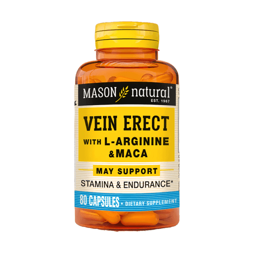 VEIN ERECT CON L-ARGININE Y MACA MASON NATURAL X80CAPSULAS