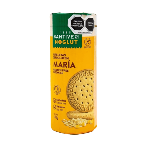 NOGLUT GALLETAS MARIA SIN GLUTEN SANTIVERI 180GR