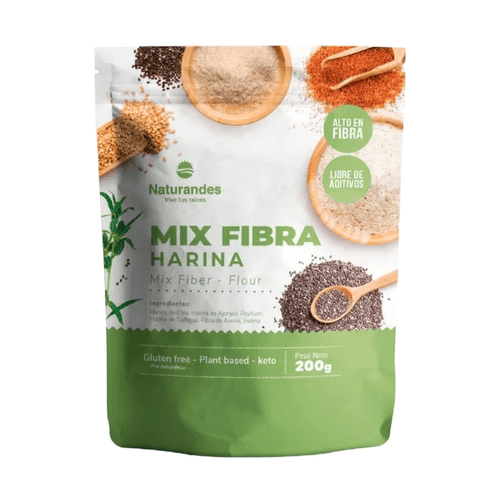 MIX FIBRA HARINA NATURANDES 200GR