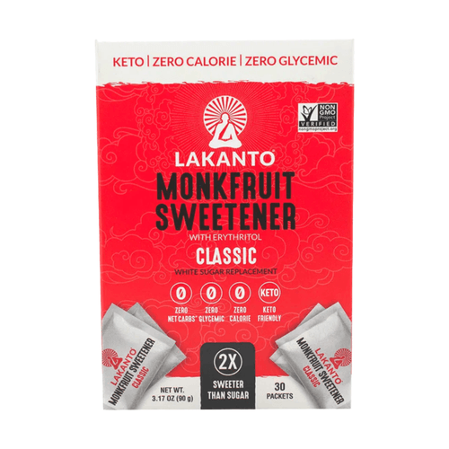CLASSIC MONKFRUIT SWEETENER 30 PACKETS LAKANTO 90GR