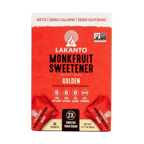 GOLDEN MONKFRUIT SWEETENER 30 PACKETS LAKANTO 90GR