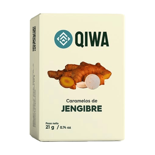 CARAMELOS DE JENGIBRE QIWA 21GR