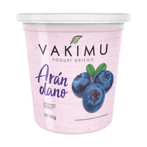 YOGURT GRIEGO DE ARANDANO VAKIMU 1KG
