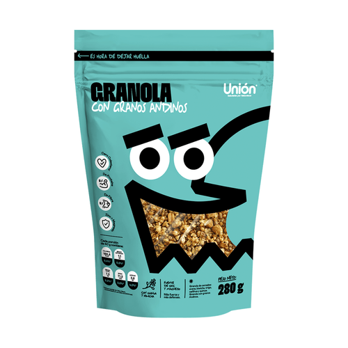 GRANOLA CON GRANO ANDINOS UNION 280GR