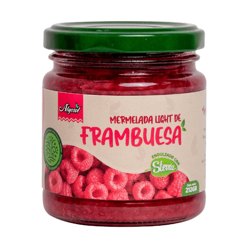 MERMELADA DE FRAMBUESA CON STEVIA ALYSSOL 212GR