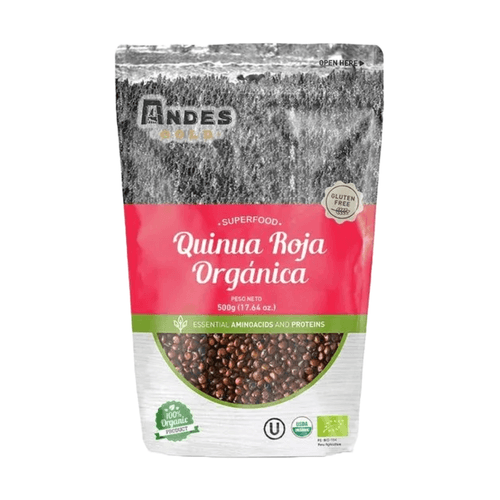 QUINUA ROJA ORGANICA ANDES GOLD 500GR