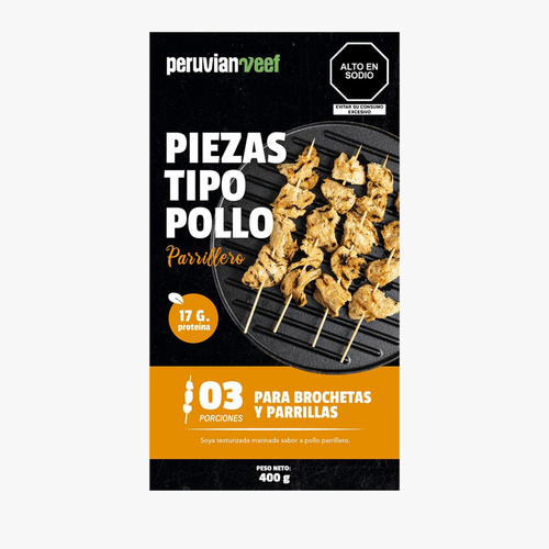 PERUVIAN VEEF PIEZAS TIPO POLLO PARRILLERO 3UNID