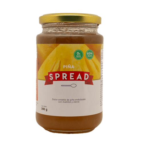 DULCE UNTABLE DE PIÑA C/STEVIA SPREAD 390GR